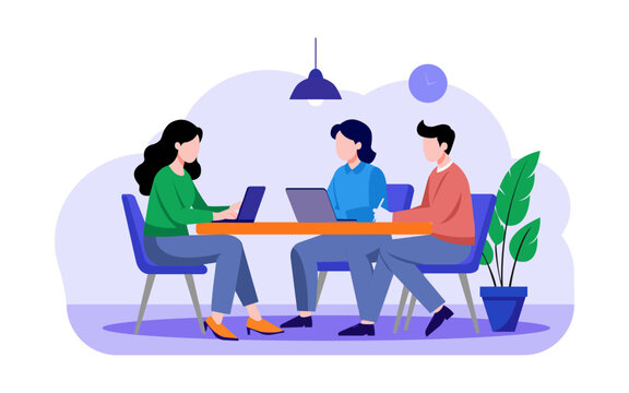 Team Collaboration at Table