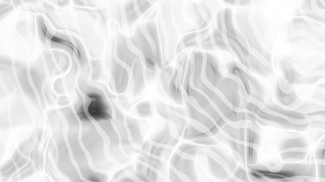 Abstract white and gray gradient background pattern with swirling waves and fluid textures. Perfect for backgrounds, packaging, textiles, and digital designs. Versatile and modern.