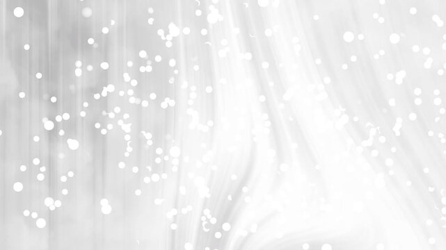 Bright white and gray gradient background glowing bokeh circles for abstract, soft background. Suitable for modern designs, web graphics, and ethereal concepts.