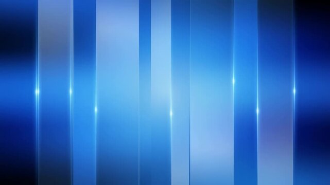 Blue light streaks transition across a dark reflective surface