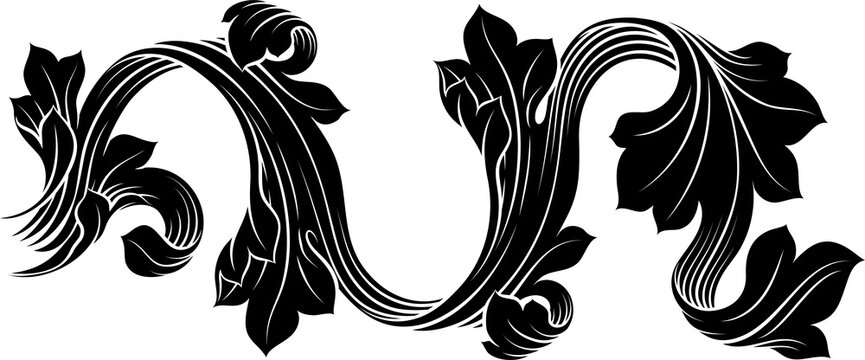 A filigree medieval crest coat of arms heraldic style pattern motif. In a vintage woodcut etching style.