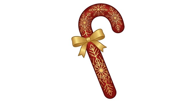 Classic Red and White Christmas Candy Cane