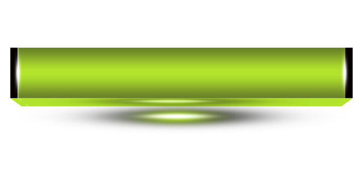 Modern Green Neon Light Bar with Glowing Shadow