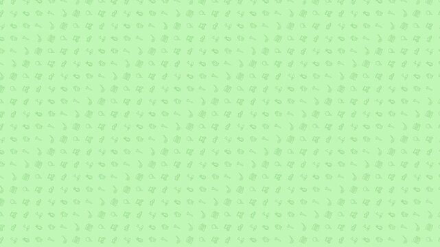 Light Green Golf Themed Pattern 4K 60FPS seamless Looping Video Background