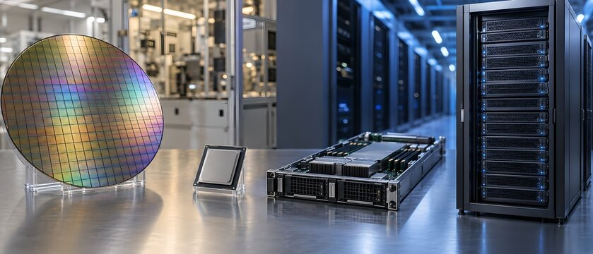 Semiconductor value chain from fabrication to data center
