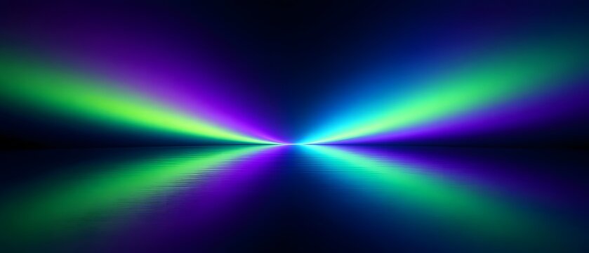 Abstract glowing digital technology elements and networks beautifully illuminated