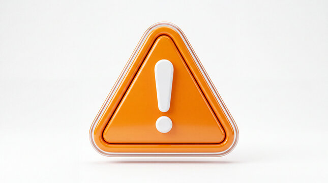 Minimalist Warning Alert Icon