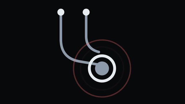 Stethoscope listening - Medical, Lab and Life Sciences Clinical, Laboratory and Human-Body Motion