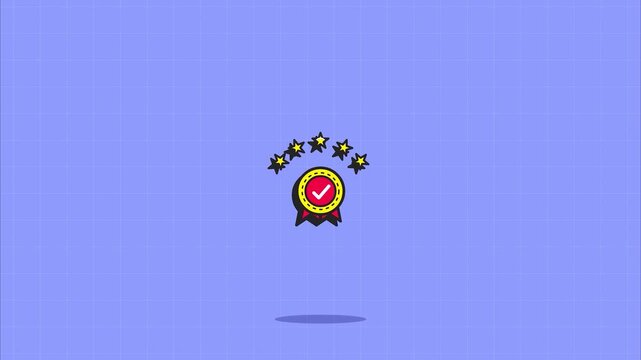 Gold medal badges checkmark stars achievements pixel art 8-bit retro game aesthetic game asset ui interface elements marketing icons