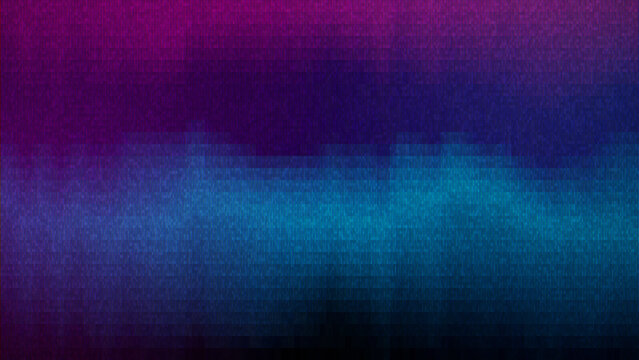Futuristic Pink and Blue LCD Screen Image. Active-matrix Neon Gradient Wallpaper. 