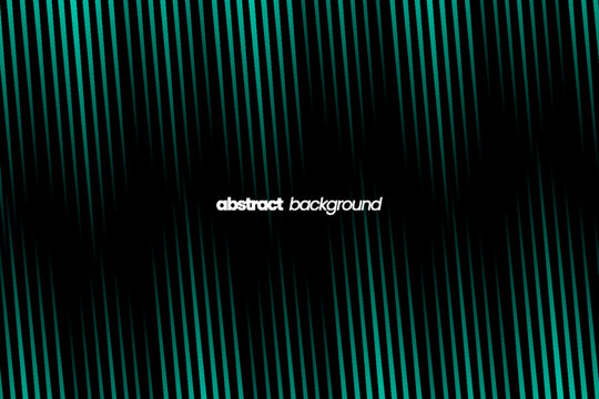 Cyberpunk Dark Teal Linear Grid Pattern Abstract Background with Geometric Emerald Glow and Center Copy Space for Security Technology Banner Design