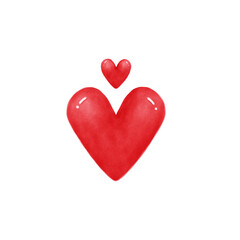 Obraz premium red heart 