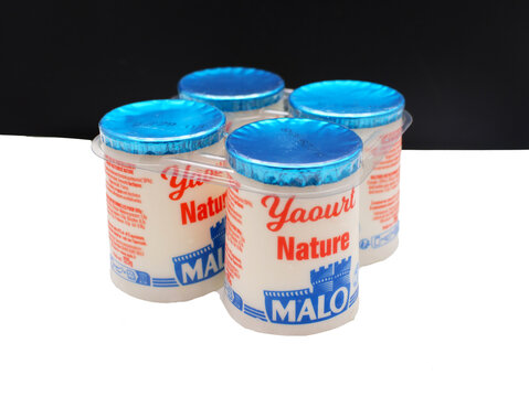 4 yaourts nature de chezMalo