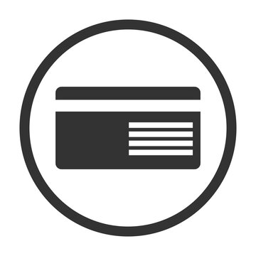 Blank bank check icon isolated on transparent background