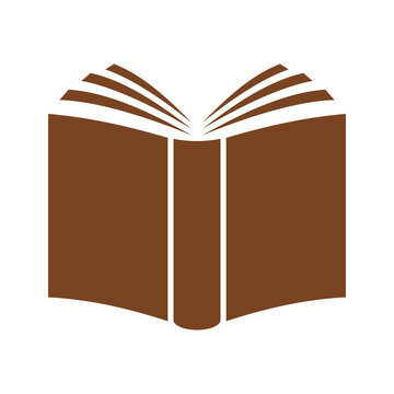 Open book icon isolated on transparent background