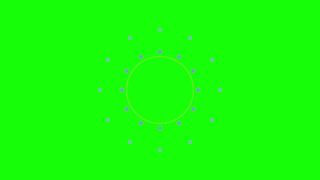  Circle Pop 3 Types with Green Screen 4K Abstract Bubble Animation for VFX and Motion Graphics
