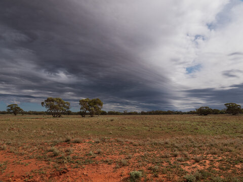 Stormy sky near Mildura