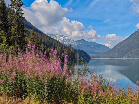 View at lake Duffey in Canada