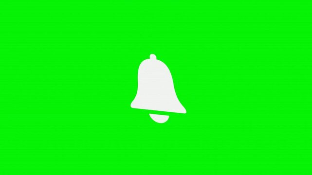 Social Media Engagement Icons on Green Screen - Like, Heart, and Bell Notifications.