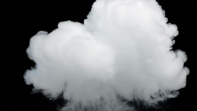 Soft White Clouds Gently Rolling Across the Sky