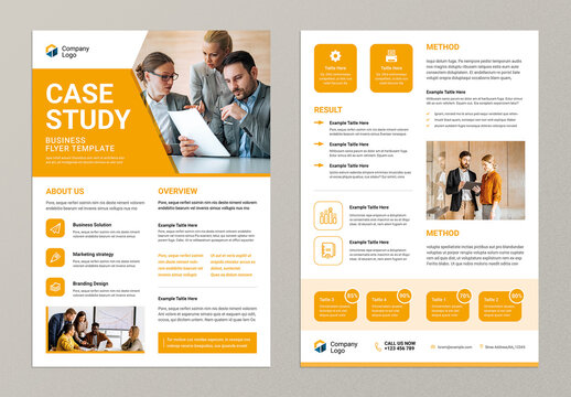 Case Study Business Flyer Template