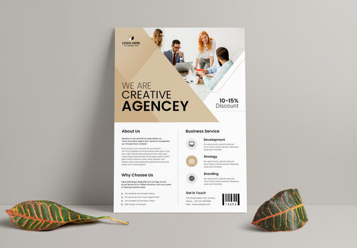 Golden Creative Agencey Flyer Templett