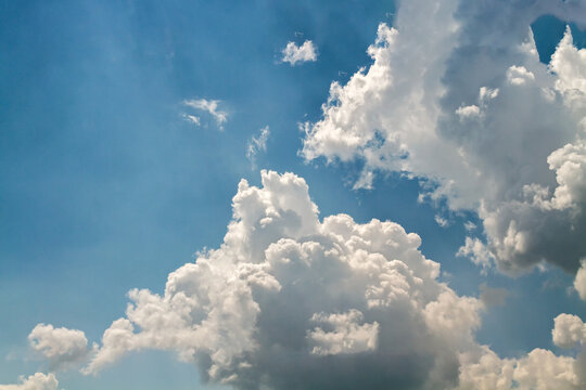 Fluffy White Cumulus Clouds