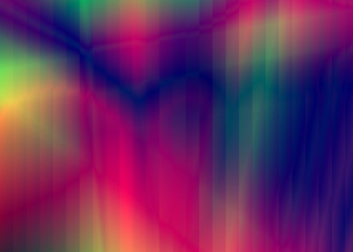 Abstract background with vertical lines in vibrant neon pink blue and green colors