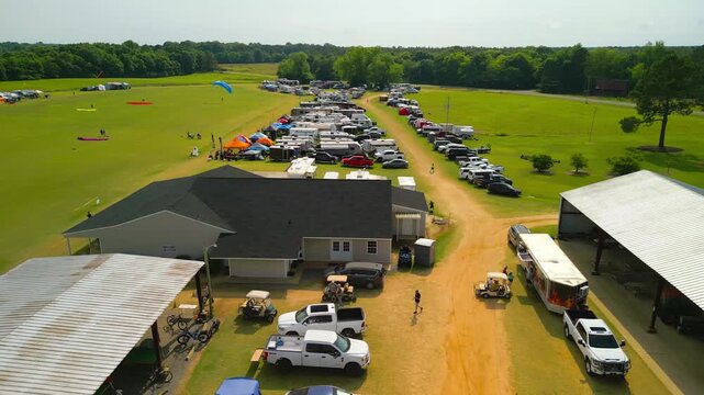 View of Bad Apples PPG Fly-in at Hodges Field, United States.