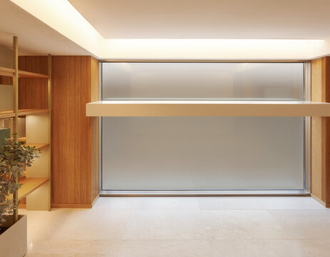 Architectural Light Shelf for Passive Daylight Redirection in Modern Building
