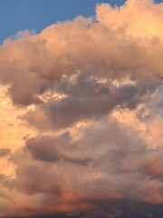 Obraz premium dramatic sky with clouds