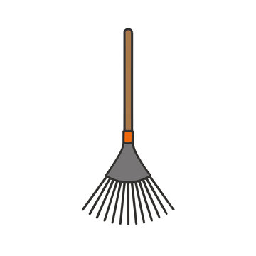 Fan rake isolated on transparent background