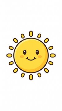 happy sun smiley face
