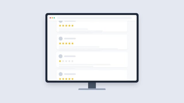 Computer screen showing a webpage with multiple user reviews, prominently featuring a negative one star rating indicating dissatisfaction.