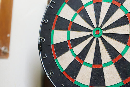 Dartboard Close Up Target for Sports Competition and Leisure Game