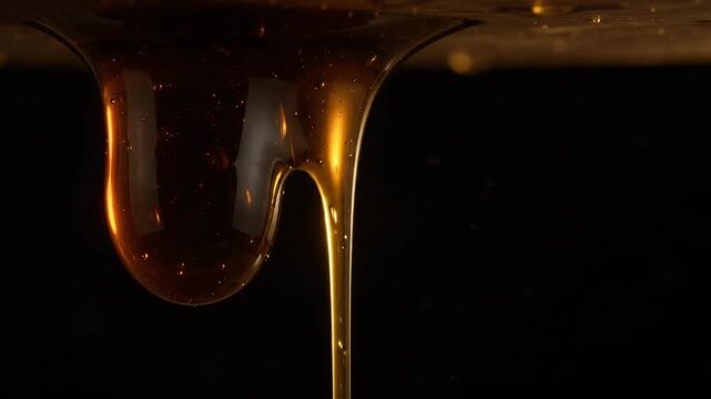 Crude Mineral Oil Tensile Fluid Necking and Viscous Drip