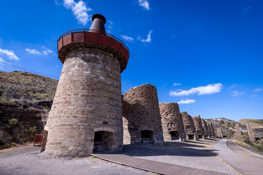 Calcination kilns in Lucainena de las Torres, Almer&iacute;a, Andalusia, Spain