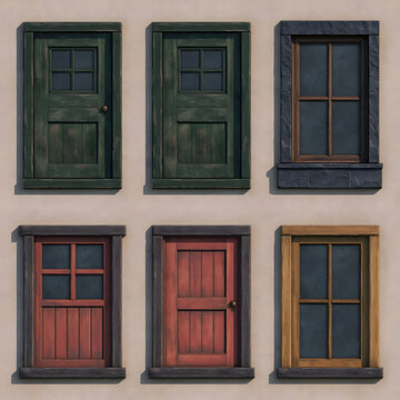 Explore a Captivating Collection of Colorful Doors: Unique Architectural Elements That Define Style and Charm in Modern and Vintage Designs