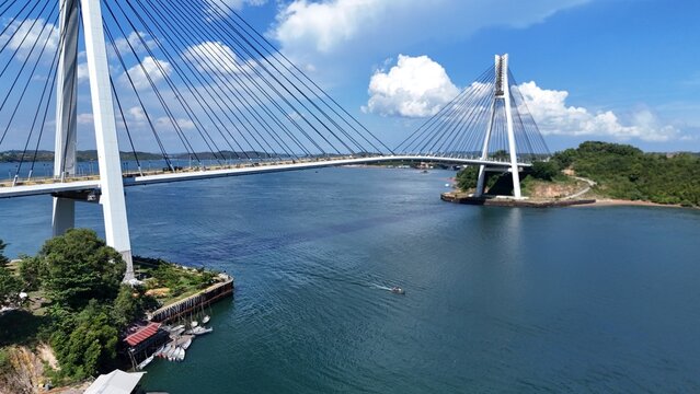 Barelang Bridge Batam Island Indonesia Cable Stayed Structure