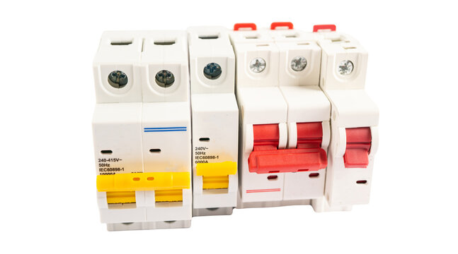 circuit breaker, miniature circuit breaker, MCB electrical breaker, electric switch, circuit switch, circuit breaker PNG, PNG