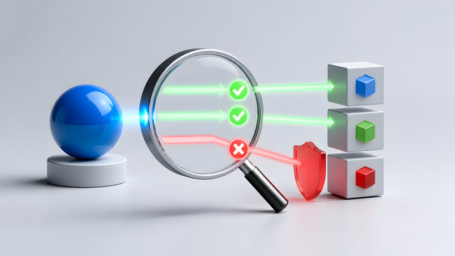 Digital Identity Verification Technology Concept