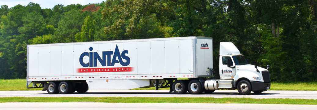 Cintas Uniform Services Truck,  North Carolina, USA