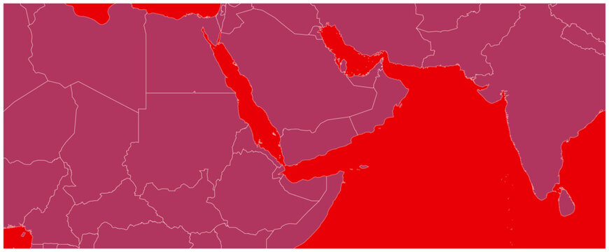 Bab el Mandeb and Strait of Hormuz Strategic Maritime Chokepoints Map