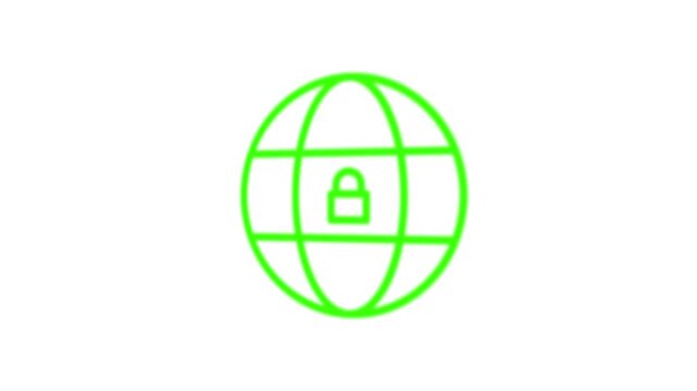 Eco Friendly Green Button with Globe Earth Planet Symbol for Environmental Ecology, Global Business, Web, Internet, and Sustainable Nature Concepts