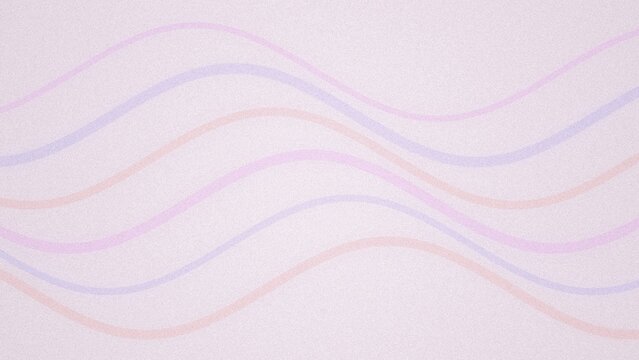 Wavy lines in pastel shades create a gentle background texture