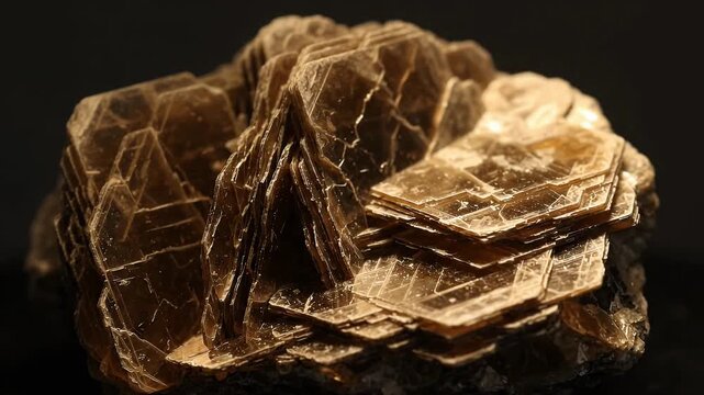 Directional Light Sweep on Muscovite Mica Basal Cleavage Edges