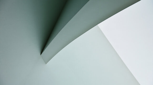 Minimalist Architectural Abstract with Geometric Angles and Shadows
