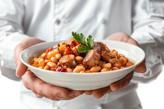 pork Tripe stew with white beans