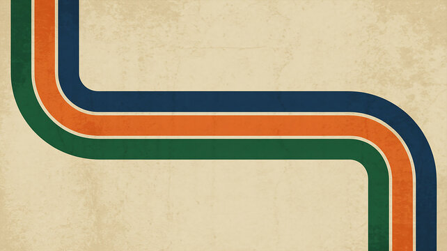 Retro stripes background with beige texture