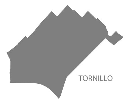Tornillo City Map, Texas, USA